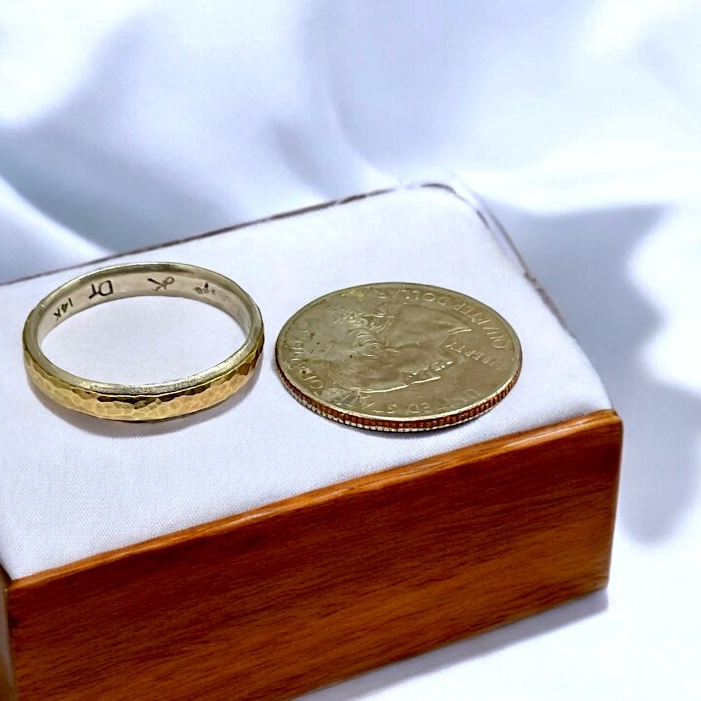 David Tishbi 14K Gold/925 Ring - Picture 7 of 9